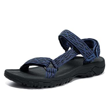 Imagem de Muboliy Sandálias De Caminhada Originais Masculinas, Sandálias Esportivas, Entressola De Espuma Eva, Com Suporte De Arco, Calçado Aquático Para Áreas Externas, Sandália De Praia