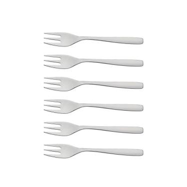 Imagem de Jogo De Garfos Para Petiscos Tramontina Amazonas Em Aço Inox 6 Peças