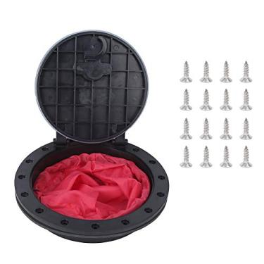 Imagem de Kit de capa de compartimento redondo de canoagem padrão Tampa de acesso de plástico ABS Acesso à prova d'água Acessório de barcos de pesca Easy Instalação Material durável para