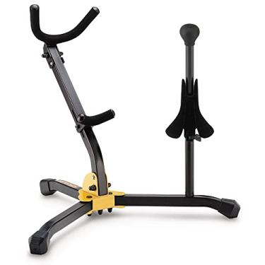 Imagem de Hercules Suporte para saxofone alto/tenor DS533BB com pino de saxofone soprano