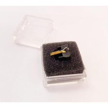 Imagem de Agulha Stylus de substituição de diamante elíptico para SHURE M75ED M75E N75ED-2 M75-ED II MT200E DT20E serve para acessórios de cartucho fonógrafo para toca-discos de vinil DUAL CS1225/1 LP Gramofone