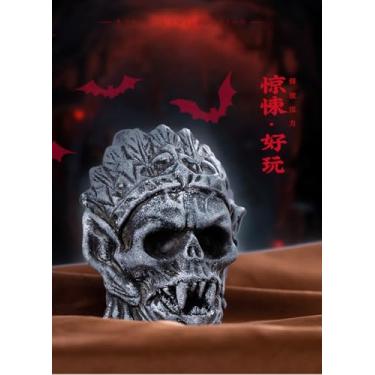 Imagem de Apito da Morte Asteca Autêntico Original – Apito de Crânio Alto Feito à Mão | Perfeito para Halloween, Sobrevivência e Presentes Únicos (Original)