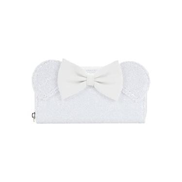 Imagem de Loungefly Disney Minnie Carteira de casamento com lantejoulas e z per, Minnie Mouse, One Size, Carteira Disney Minnie de casamento com lantejoulas