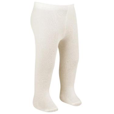 Imagem de Meia Bebe  Meias Calças Kids Infantis Meia Calca Bebê Duck, Off white 