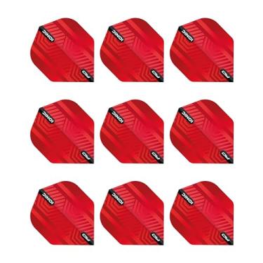 Imagem de Red Dragon Hardcore Ionic Red Dart Flights - 3 conjuntos por pacote (9 voos de dardo no total)