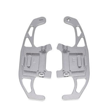 Imagem de Joygowe Roda de direção de carro para VW Polo Golf 7 MK7 GTI GTD GTE Passat R-line Jetta Lamando Scirocco DGS Extensão Paddle (Prata)