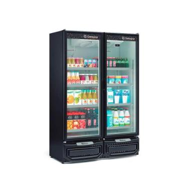 Imagem de Refrigerador Vertical 2 Portas Gelopar 957L GCVR-950 Preto - 220V