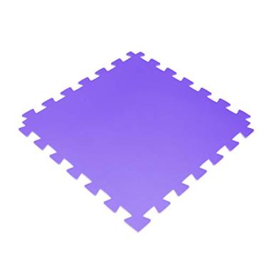 Imagem de Tatame em E.V.A 1x1m - 10 mm de Espessura com Encaixe - Lilás