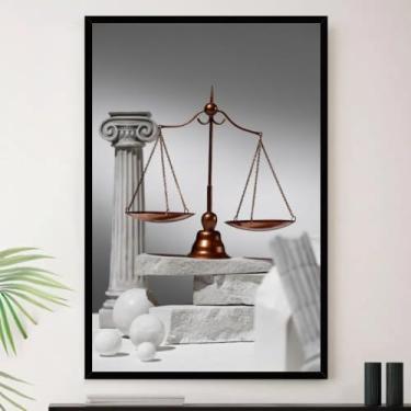Imagem de Genérico, Quadro Justiça Direito Advogado Decorativo A4 23x33cm