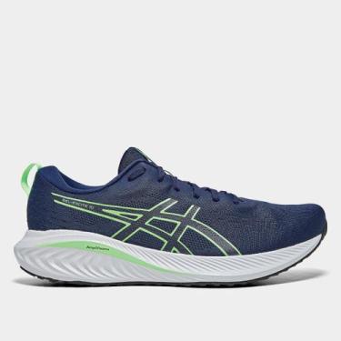 Imagem de Tênis Masculino Asics Gel-Excite 10, Marinho, Verde, 43