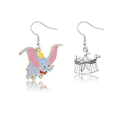 Imagem de AKTAP Berloque engraçado inspirado em elefante com zíper para bolsa de mão, pingente de elefante com mosca para fazer joias DIY, SAMLL, Metal, Sem pedra preciosa