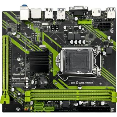 Imagem de Placa Mãe Intel B85 Micro-ATX LGA 1150 DIMM 16GB RAM DDR3 4 Portas SATA III USB 3.0