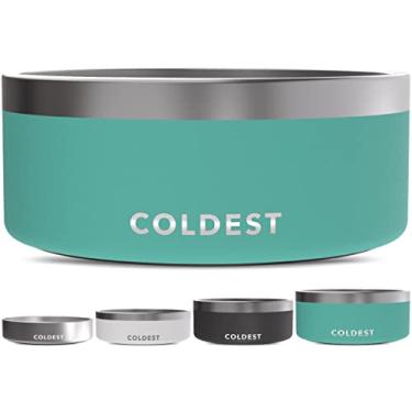 Imagem de Tigela para cães Coldest Dog – antiferrugem, antiderrapante, 3 camadas com isolamento térmico para cães – à prova de derramamento e resistente – Tigela de água para cães, gatos e animais de estimação