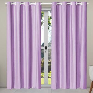 Imagem de Cortina Blackout 100% Pvc 2,80M X 2,30M Lilás Corta Luz - Enxoval Vip