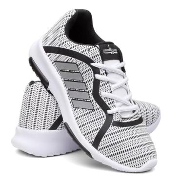 Imagem de Tênis Masculino Caminhada Confortável Super Leve Cor:Cinza;Tamanho:38