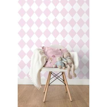 Imagem de Papel Parede Treboli Losangos Rosas 5862 - Rolo: 10M X 0,53M - Ich