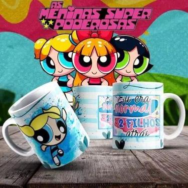 Imagem de Caneca personalizada meninas super poderosas xicara ceramica porcelana