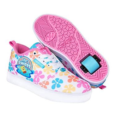 Imagem de HEELYS Boy's Spongebob Pro 20 (Little Kid/Big Kid/Adult) White/Light Pink/Light Blue Men's 7 M