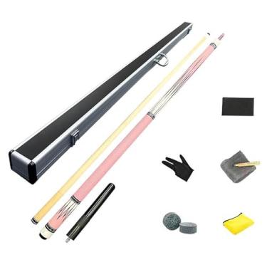 Imagem de Taco de sinuca de bordo de 1/2 – bastões de taco de bilhar de 147 cm para adultos, ponta de 12,5 mm, conjunto de bastões de sinuca, Palos de Billar, bastões de taco para mesa de sinuca (B taco de