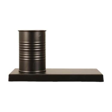 Imagem de ＫＬＫＣＭＳ Porta-canetas, porta-lápis, decoração para casa, organizador de mesa, organizador de pincéis de maquiagem para delineadores, hashis, cosméticos, L