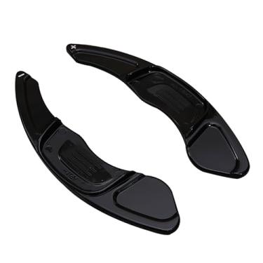 Imagem de HIBEYO Extensão de pá de volante de plástico ABS adequada para Volkswagen Golf MK7 GTI MK7 Scirocco Jetta GLI/R-Line Lamando GTS Bora GTI Passat Variant R-Line Teramont X T-Roc Tiguan L-Bright Black