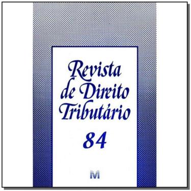 Imagem de Revista De Direito Tributario Vol. 84