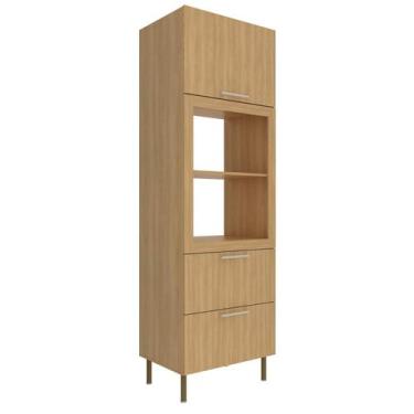 Imagem de Armário Torre Quente 70cm com 2 Gavetas e 1 Porta Basculante Copacaban