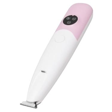 Imagem de Asixxsix Aparador de Pata de Cachorro, Kit Recarregável de Cortadores de Cachorro Elétrico Sem Fio Com Escova, Cortador de Cabelo de Gato Armador para Aparar Cabelos Em Volta (Rosa)