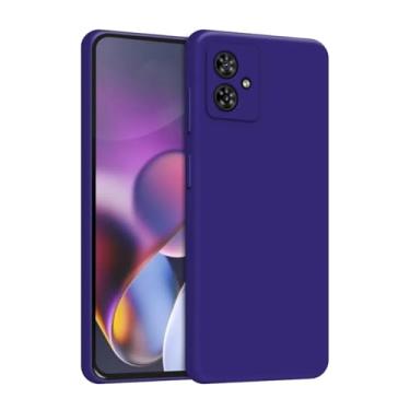 Imagem de Capa Capinha Case Para Motorola G55 Silicone Forro Aveludado Proteção Premium (ROXO)