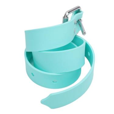 Imagem de Eujgoov Corrente de Mergulho de Silicone Ajustável Com Fivela de Caixa de Armazenamento de Seta para Controle de Peso de Espingarda, Adequado para Vários Esportes Aquáticos, 1. Comprimento (Verde de