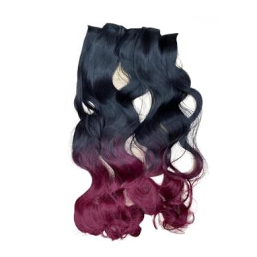 Imagem de Aplique Tic Tac de Cabelo Orgânico 70cm 150g – Textura Natural Similar ao Cabelo Humano (T1B/BUG_ONDULADO)