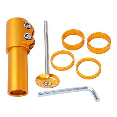 Imagem de Extensão de extensão de alumínio de alumínio de bicicleta de bicicleta de montanha Extender para bicicleta de garfo de bicicleta para a montanha Bicycle (Amarelo)