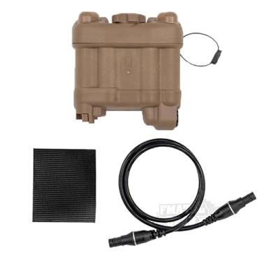 Imagem de FMATAL GEAR Capa de bateria FMA PVS 31 modelo tático NVG falso para capacete tático NVG Mount | Paintball Shooting Hunting (DE Dummy)