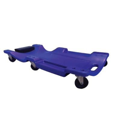 Imagem de Carro Esteira Azul P/Mecanico com Encosto - Capacidade 150kg