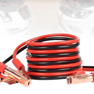 Imagem de Cabo Para Bateria 300 Amperes Reforçado Cabo Auxiliar de Partida Chupeta Carro Moto Camionete, Transferência de Energia Automotiva