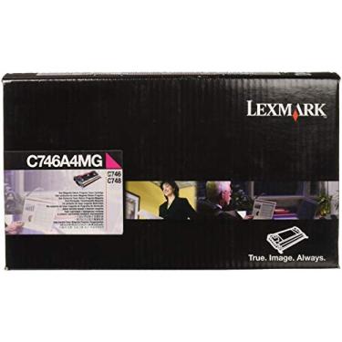 Imagem de Lexmark Cartucho de toner para impressora a laser C746A4MG, magenta