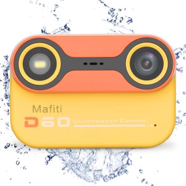 Imagem de Câmera digital impermeável Mafiti Kids 48MP 1080P com cartão de 32GB