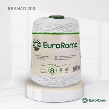 Imagem de Barbante Nº 8 da EuroRoma com 600g, 200 | BRANCO