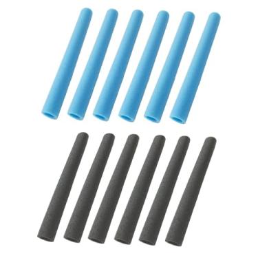 Imagem de Generic 12 peças de cobertura para trampolim, mangas de espuma, tubos de espuma, capas protetoras para jardim, acessórios para trampolim infantil, Azul E Preto