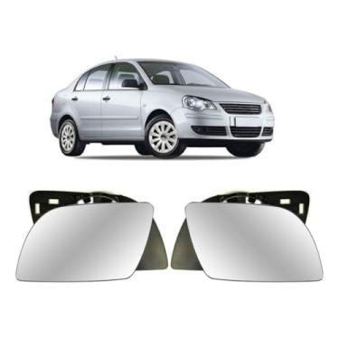 Imagem de Par Lente Retrovisor Polo 2002 03 04 05 06 07 08 09 10 2011