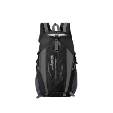 Imagem de kowaku Caminhadas Mochila de Acampamento Mochila Grande Capacidade 40l Escalada Mochila Multiuso Montanhismo para Caça Equitação, Preto