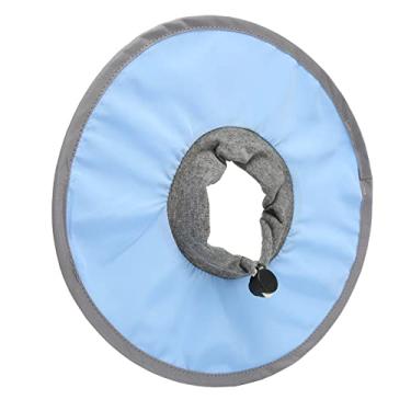 Imagem de lyrlody Colar de Recuperação de Gatos Anti -lambida Ajustável Com Material Premium, Cone de Poliéster Fácil de Limpar, Uso Flexível (M)