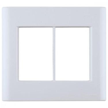 Imagem de Placa 6 Postos 4x4 Tramontina Giz Branca