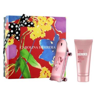Imagem de Kit Perfume Feminino 212 Heroes For Her de Carolina Herrera EDP 80ml +