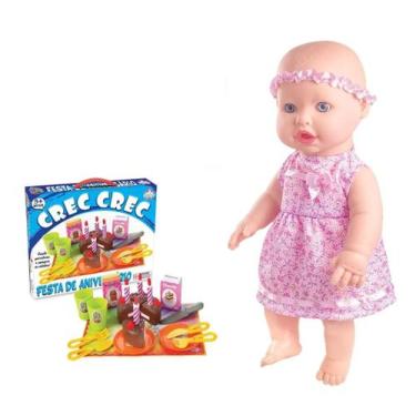 Imagem de Boneca Faz Xixi de Verdade Sapekinha Jogo Festa Aniversário - Milk Bri