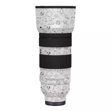 Imagem de Adesivo de lente de câmera para Sony FE 100-400 mm F4.5-5.6 Macro Coat Wraps Film Protector Vinyl Decal Skin 100-400 4.5-5.6 (Cartoon Space White)