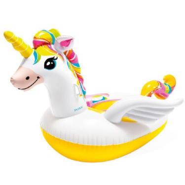 Imagem de Bóia Inflável Unicórnio Bote Grande Infantil Piscina Bomba - Intex, Am
