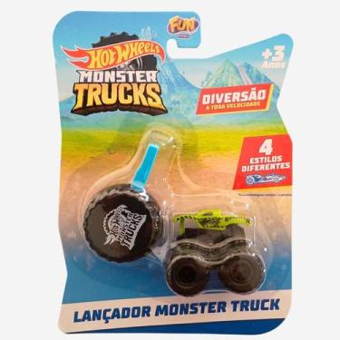 Imagem de Lançador de Carrinhos Gunkster Hot Wheels Monster Trucks - FUN