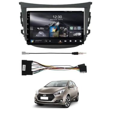 Imagem de Central Multimídia HB20 2014 2015 2016 2017 2018 2019 Adak G2 Tela QLED de 7" Polegadas 2GB 64GB Carplay e Android Auto GPS + Câmera de ré