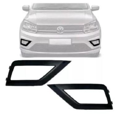 Imagem de Par Moldura Grade Milha Gol Voyage G8 2019  Furo